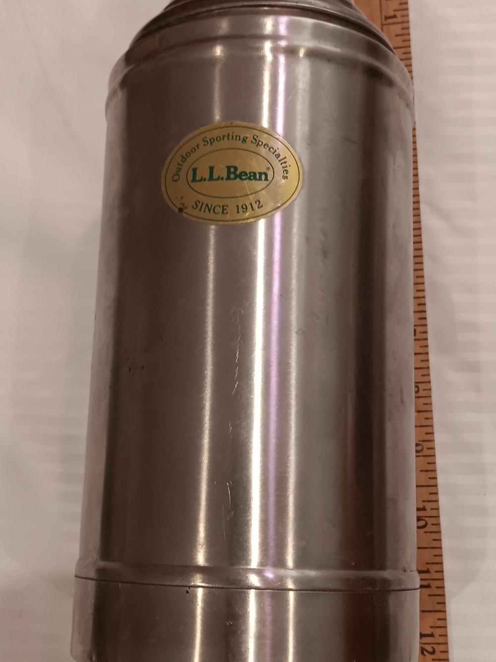 L.L. Bean Stainless Steel Vacuum Bottle - Silver 32oz